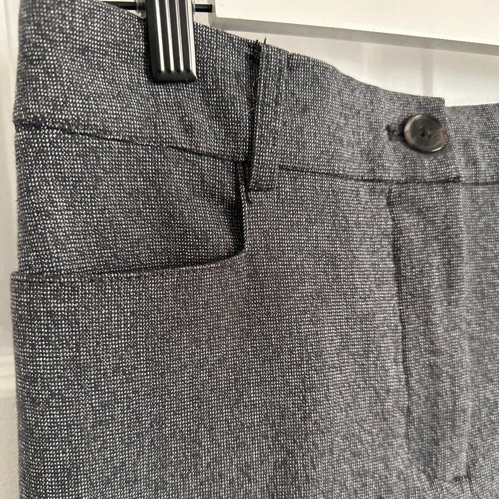 LOFT Sutton Skinny Ankle Pants Black/GreyCharcoal Size 6 Curvy – Workwear Staple